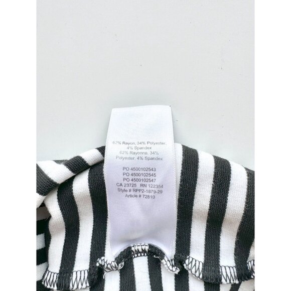 Aritzia SUNDAY BEST Roxboro Black White Striped Knit Cropped Tank Top, Size XS - Picture 4 of 9